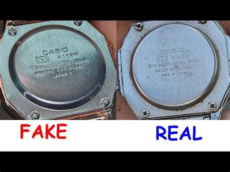 original vs fake casio watch|casio legit check.